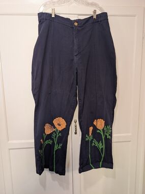 Big Bud Press Poppy Navy Western Pants
